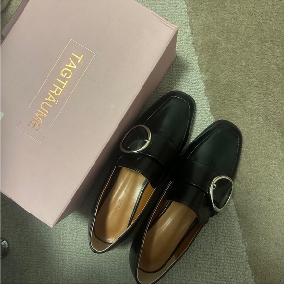 wconcept Shoes - TAGTRAUME black loafer size 38 Korean fashion shoes